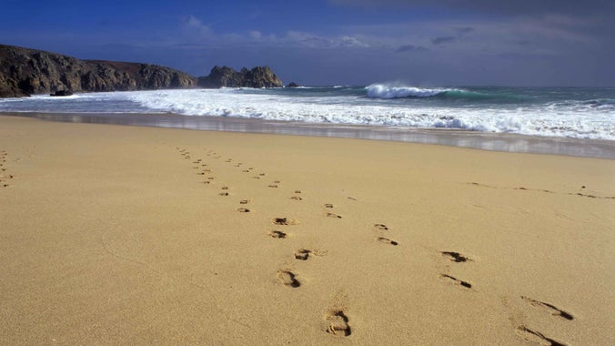 Porthcurno Beach